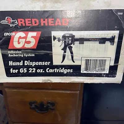 RED HEAD E102 EPOXY TOOL DISPENSING GUN ANCHORING SYSTEM G5 22oz NEW In Box • $74.95