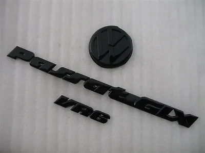 95 96 97 Vw Passat Glx Vr6 Black Blackout Blacked Out Emblem Logo Badge Symbol  • $38