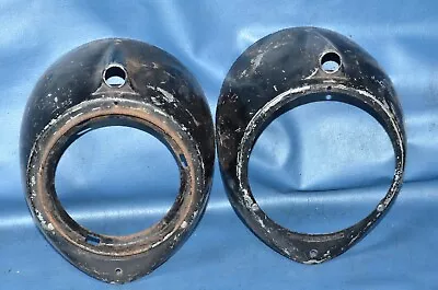 $125 • Buy 1938 1939 Ford Headlight Bezel Arrow 7730 Indicator Light Vtg Trim Jewel Bucket