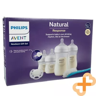 PHILIPS AVENT Natural Response Feeding Baby Bottle Set For Newborn SCD838/11 0m+ • $65.30