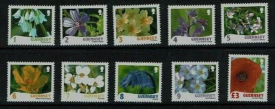 £2.50 • Buy GUERNSEY 2009 RAYMOND EVISONWILD FLORA (2nd SERIES) SG 1274-1283 SET 10  MNH 