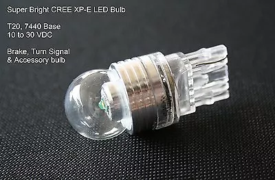 LED - CREE XP-E T20 7440 LED Automotive Bulb LED Turn Signal Tail Light Acces • $9.95