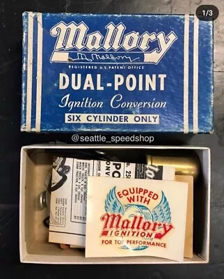 Mallory Dual Point Ignition Conversion For 1949-1956 Chevrolet 6 Cylinder • $125