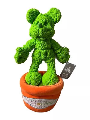 Disney Parks Epcot Plush 2022 Flower & Garden Mickey Mouse Topiary 18” New • $19.99