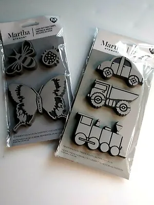 Martha Stewart Stamps Laser Cut Foam Lot Of 2 Transportation Insects • $6