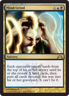 Slightly Played English - 1 X MTG Mind Grind Gatecrash • $4.72