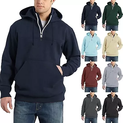 Men's Winter Hoodie Quarter Zip Sweatshirt Sports & Outdoor Daily Sweatshirt  • $13.85