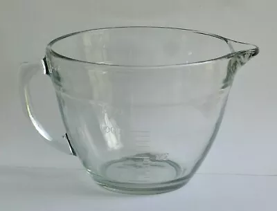 THE PAMPERED  CHEF 2L Measuring Jug Batter Mixing Bowl • £25