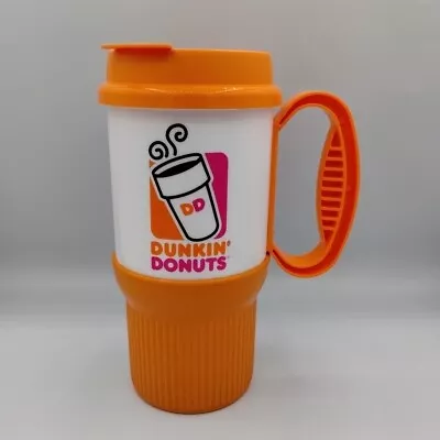 Dunkin Donuts Travel Mug What Are You Drinkin 2012 Whirley Orange 16 Oz • $15.99