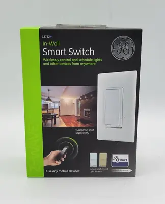 $49.99 • Buy GE Z-Wave Wireless In-Wall Smart Switch Model 12722 NIB