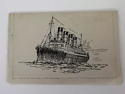 R.M.S. Mauretania Cunard Letter Postcard Unused Original. Clean Slight Foxing • $46