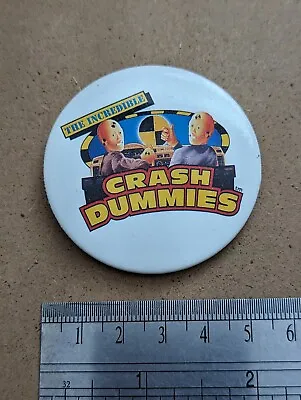 The Incredible Crash Test Dummies Vintage Badge - 1993 TYCO • £5.95