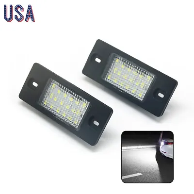 LED Bulbs License Number Plate Lights Lamps For Porsche Cayenne 2002-2010 Golf • $12.99