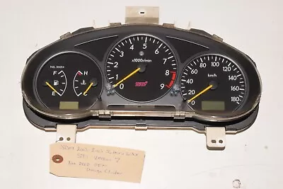 $295 • Buy JDM 2002-2003 Subaru Impreza WRX STi V7 GDB 6-Speed Cluster Speedometer 180KM/H