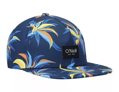 $31.99 • Buy O'NEILL Navy Flora Snapback Trucker Summer Beach Hat Cap New Fast Shipping