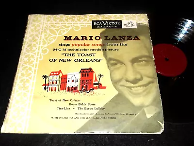MARIO LANZA RCA 78 Rpm 2 Record 10 Inch THE TOAST OF NEW ORLEANS Popular Songs • $19