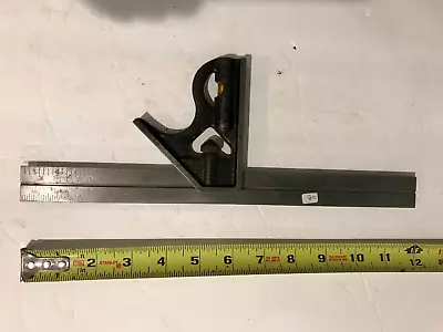 Vintage Miller Falls M F Co. 12 Inch Combination Square~108~ • $14