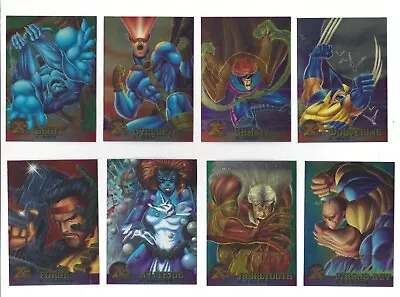 1995 Fleer Ultra Marvel X-Men Chrome Chromium Base Card You Pick Finish Your Set • $1