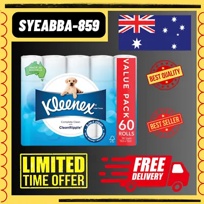 New Complete Clean Toilet Paper 60 Rolls - Best Quality Toilet Paper Rolls - AUS • $53.79