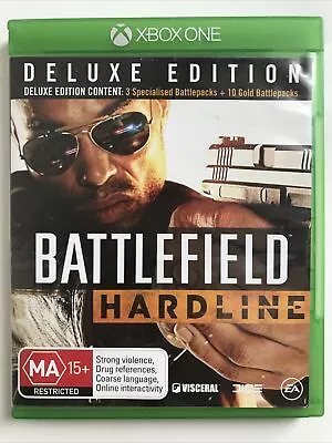 BATTLEFIELD HARDLINE Deluxe Edition Xbox One XB1 EA Video Games • $9.95