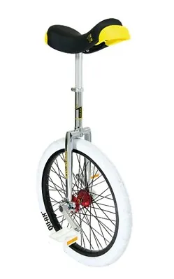 Unicycle QU-AX Profi 20 Inch ISIS Chrome Alu Rim Tire White • £167.92