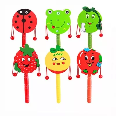 Random Send  Musical Educational Toys Wooden Toy For Baby Kids  Rattles Shakers • £1.99