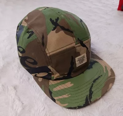 10 Deep 5 Panel Hat Cap Camouflage Strap Back Patch One Size  • $20.69