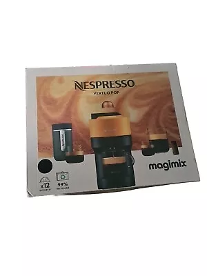 Nespresso By Magimix Vertuo POP Capsule Coffee Machine In Black 11729 • £44.99