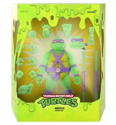 Tmnt Ultimates Donatello Mutagen Ooze Glow Figure Super7 • $59.99