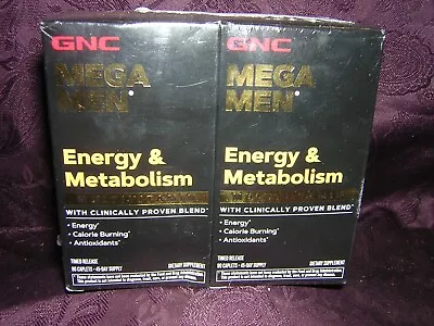 GNC Mega Men Energy&metabolism 2-90 Cap Bottles Exp. 12-25 • $30