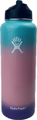 Hydro Flask 40 Oz Water Bottle With Straw Lid Green / Pink / Purple Not Used • $27.99