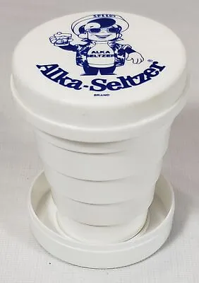 Vintage Alka-Seltzer Speedy Collapsible Travel Cup • $9.99