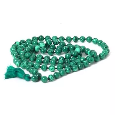 108 Malachite Mala Beads Necklace • $50.99