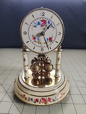 Kern Mantle Clock Flower Pattern • $75