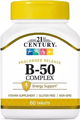 21st Century B 50 Complex Prolonged Release Tablets 60 Count • $12.99