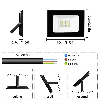 10W-500W Watt Led Flood Light Outdoor Security Garden Yard Spotlight Lamp NEW • $6.99