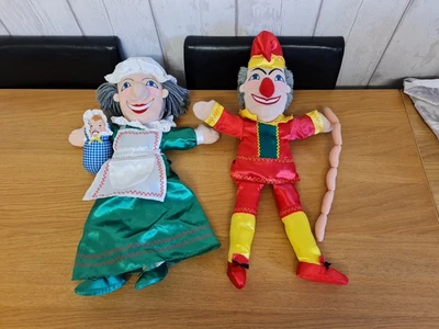 £15.95 • Buy The Puppet Company Punch & Judy Puppets With Sausages & Baby Plush Soft Toys