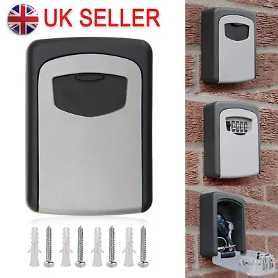 £9.99 • Buy New Key Safe Box Code Lock Storage Outdoor High Security Wall Mounted Protector