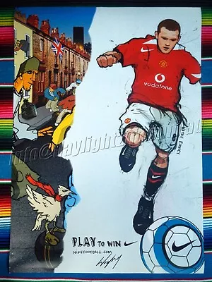 ✺Framed✺ WAYNE ROONEY Football Poster - 84cm X 59cm Manchester United England  • $87.43