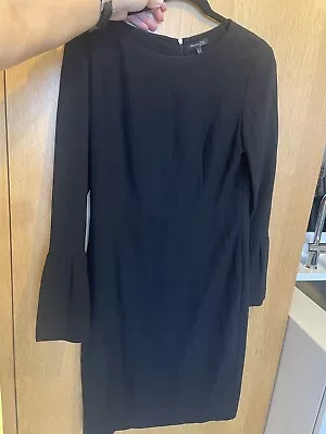 Massimo Dutti Black Midi Dress Size M • $50