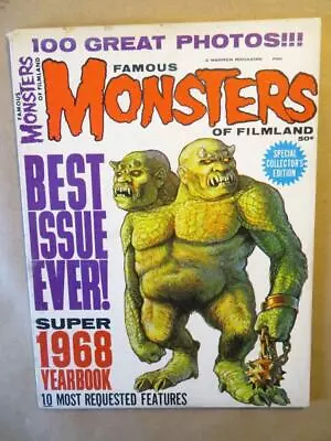 Famous Monsters Of Filmland Magazine 1968 Yearbook Two Headed Monster • $15.95