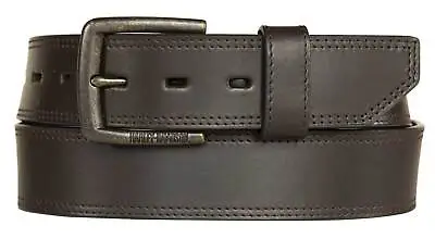 Harley-Davidson Men's Ergonomic Comfort Genuine Leather Belt - Solid Brown • $29.95