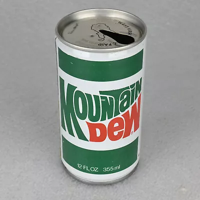 VTG 1970s Mountain Dew Soda Pop Can 12 Oz (355 Ml) Steel Johnstown PA • $11.95