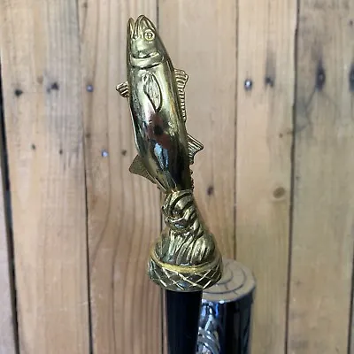 Kingfish Beer Keg Tap Handle Fishing Metal Trophy Fish King Mackerel Fisherman • $59.99