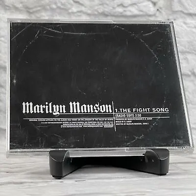 Marilyn Manson The Fight Song Promo CD Single Radio Edit John 5 • $17.24