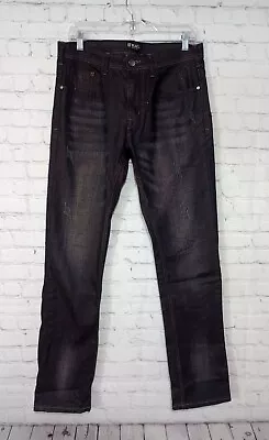 C J Black Premium Jeans Skinny Flyex Distressed Designer Mens Size 32x34 • $25.20