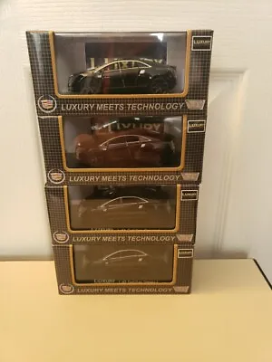 LUXURY DIECAST CADILLAC CONVERJ CONCEPT CAR SCALE 1:43 Black 100655 LOT OF 4 NEW • $13.99