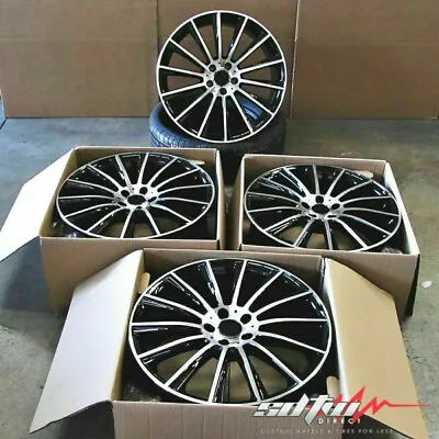 19  Wheels For Mercedes S430 S500 S550 E320 CL500 19x8.5 / 19x9.5 Rims Set 4 • $871