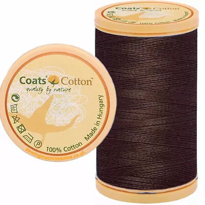 Coats Cotton Thread Dark Brown 8213 • £2.34