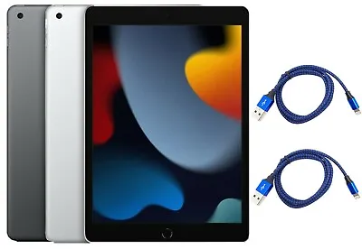 NEW Apple IPad 9th Gen 10.2  Retina Display 64GB Wifi Touch ID Lightning Bundle • $277.99